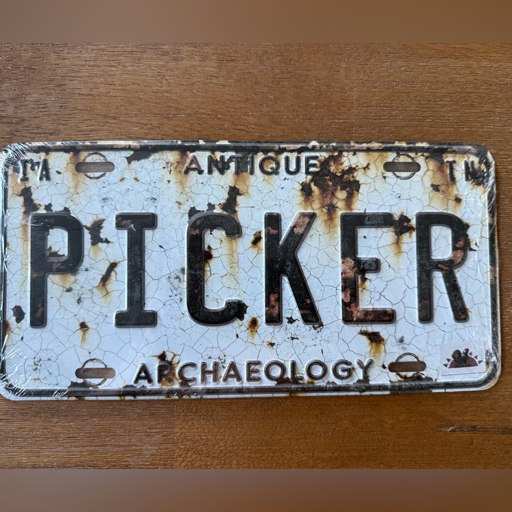 Antique Archaeology American Pickers Souvenir License Plate